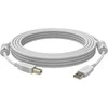 Vision 3 m USB 2.0, 3 m, USB A, USB B, USB 2.0, Kištukas/Kištukas, Baltas