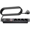 Vision Adapteris Duckhead do zasilacza Apple, pasuje do gniazda C7-figura-8 w zasilaczu Apple, wtyczka Schuko CEE 7/7, balta