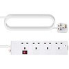 Vision Adapteris Duckhead do zasilacza Apple - pasuje do gniazda C7-figura-8 w zasilaczu Apple - wtyczka Schuko EU CEE 7/7 - balta