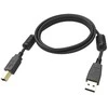 Hewlett Packard (HP) USB kabelis Vision USB-A - USB-B 2 m juodas (TC 2MUSB/BL)