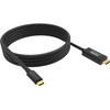 Kabelis USB Vision USB-C - HDMI 2 m Juodas (TC 2MUSBCHDMI8K/BL)