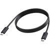 Kabelis USB Vision 2 m Thunderbolt 4 40 Gb/s 100W PD Juodas (TC 2MUSBCTB4/BL)
