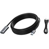 Kabelis USB Vision 5m Aktywny przedłużacz USB A (f) do USB A (m) USB 3.0 3 Gb/s (TC 5MUSB3.0EXT+/BL)