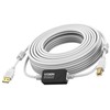 Kabelis USB Vision USB-A - USB-B 15 m Baltas (TC 15MUSB+/2)