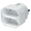 Vivanco A2-W 2 fach Euro Adapteris baltas