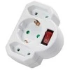 Vivanco 27369 - Baltas - 1x Schuko 2x Euro