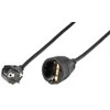 Vivanco SKV 5B-N, 5 m, Vidinis, F tipas, F tipas (CEE 7/4), Kampinis, 1,5 mm²