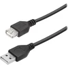 Vivanco VNITUSB15MFK, 1.5 m, USB A, USB A, USB 2.0, juodas