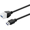 Kabelis USB VivoLink Keystone PROKEYUSB3AFM5W USB 3.0 A-F/A-M Baltas