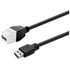 Kabelis USB VivoLink Keystone PROKEYUSB3AFM5W USB 3.0 A-F/A-M Baltas