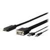 Kabelis VivoLink HDMI - D- Sub (VGA) + USB-A 1m juoda (PROVGAHDM1)