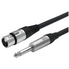 Kabelis VivoLink Vivolink PROAUDXLRFJACKS10 kabelis audio 10 m XLR 6.35mm Juodas