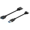 USB kabelis VivoLink USB-A - USB-A 5 m Juodas (PROUSB3AAF5C)