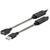 USB kabelis VivoLink USB-A - USB-A 15 m Juodas (PROUSBAAF15)