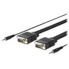 Profusion VivoLink PROVGAS15 15m VGA (D-Sub)+ 3.5mm VGA (D-Sub)+ 3.5mm Juodas VGA-Kabelis (PROVGAS15) - Cable - Digital/Ekranas/Video