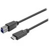 Kabelis USB VivoLink USB-C - USB-B 20 m Juodas (PROUSBCBMM20)