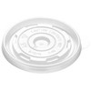 Øvrige Plastikinis dangtelis apvalus Ø96xH8 mm PP, skaidrus, sriubos popieriniams puodeliams 25/35/50 cl, 50 vnt./pak.