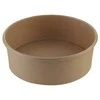 Salotų dubenėlis, kartonas, rudas, 1100 ml, Ø185x65 mm, 38 oz, 50 vnt./pak., rudas, 1x1x1 mm (50 vnt.)