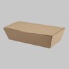 Øvrige Dėžutė 1550 ml 250/220x125/95x60 mm ruda kraft, 150 vnt./kartoninėje dėžėje
