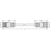 WAGO 771-9993/016-301 Winsta kabelis moteriškas- vyriškas 3 m 3G1.5 mm², juodas