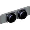 Sieninė spintelė Ensto Cubo P membraninis flanšas su gumine membrana 2 x Ø27 - 66mm, 300mm dėžutės šonui