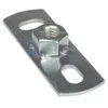Walraven pagrindo flanšas M8 - galvanizuotas pagrindo flanšas 80x25mm su privirinta įvore