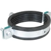 WALRAVEN pramoninis vamzdžių spaustukas, sunkiasvoris, izoliuotas, EPDM, srieginė įvorė, 1/2 colio, Ø159-169 mm, „Ultraprotect 1000“, paviršiaus apdorojimas, patikrintas priešgaisriniu būdu