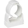 Walraven „starQuick“ baltas Ø 24–28 mm – plastikinis spaustukas užsidaro lengvai paspaudus vamzdelį. Be halogenų.