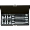 Wareco Šešiakampių antgalių rinkinys Tecos 3/8" trumpas/ilgas T-6616M 16 dalių