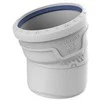 Wavin Alkūnė PP-HT AS+ 125/15 SANIT.GRAY