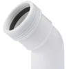 Wavin PP alkūnė 45 laipsnių Ø 50 mm, balta