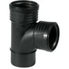 Wavin Tee 87,5 ° SiTech + 110 mm juoda (3067835)