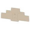 Weidmuller „Endeplade AEP A3T“ 1,5 mm² smėlio spalvos