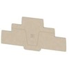 Weidmuller „Endeplade AEP A3T“ 2,5 mm² smėlio spalvos