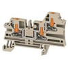 Weidmuller Pereinamasis gnybtas 2,5 mm² AL3C smėlio spalvos