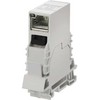 WEIDMÜLLER Jungiamoji jungtis, Cat. 6A RJ45/RJ45, montuojama ant DIN bėgelio TS35 Modelis: E-TO-RJ45-C