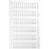 Weidmüller WS 12/5 MC NE WS, Gnybtų blokų žymekliai, 720 vnt., Poliamidas, Balta, -40 - 100 °C, V2