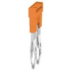 Weidmüller ZQV 2.5N/2, 60 vnt., Wemid, Oranžinis, V0, 7,9 mm, 2,8 mm