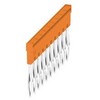 Weidmüller ZQV 2.5N/6, Kryžminė jungtis, 20 vnt., Wemid, Oranžinė, V0, 28.3 mm
