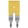 Weidmüller ZQV 6/2 GE, Kryžminė jungtis, 60 vnt., Wemid, Geltonas, V0, 3.1 mm