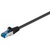 Wentronic 1,5 m CAT6a-150 - RJ-45 - RJ-45 - kištukas/kištukas - juodas - Cat6a (95607)