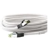 Goobay Goobay CAT 8.1 pleistras kabelis, S / FTP (PiMF), baltas, 10 m - LSZH be halogenų, varinis AWG 24 (55129)