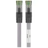 Wentronic Goobay Goobay CAT 8.1 pleistras kabelis, S / FTP (PiMF), pilka, 3 m - LSZH be halogenų, varinis AWG 24 (55138)