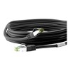 Wentronic Goobay Goobay CAT 8.1 pleistras kabelis, S / FTP (PiMF), juodas, 10 m - LSZH be halogenų, varinis AWG 24 (66726)
