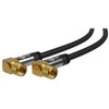 Wentronic FF SAT antenos jungtis Juodas Angle Goobay 2m