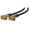 Wentronic FF SAT Juoda Angled Goobay 5m antenos jungtis