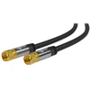 Wentronic Kabelis Goobay Antenowy (F) 1m juoda (JAB-4400766)