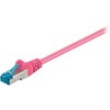 Wentronic Goobay CAT 6A S/FTP LAN Patchcord laidas, rožinis, 15m