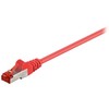 Wentronic CAT 6-1000 LC SSTP PIMF 10 m - RJ-45 - RJ-45 - kištukas/kištukas - auksinis - 10/100/1000Base-T(X) - raudonas (95487)