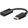 Wentronic DisplayPort/HDMI, HDMI, DisplayPort, vyriškas/moteriškas, juodas